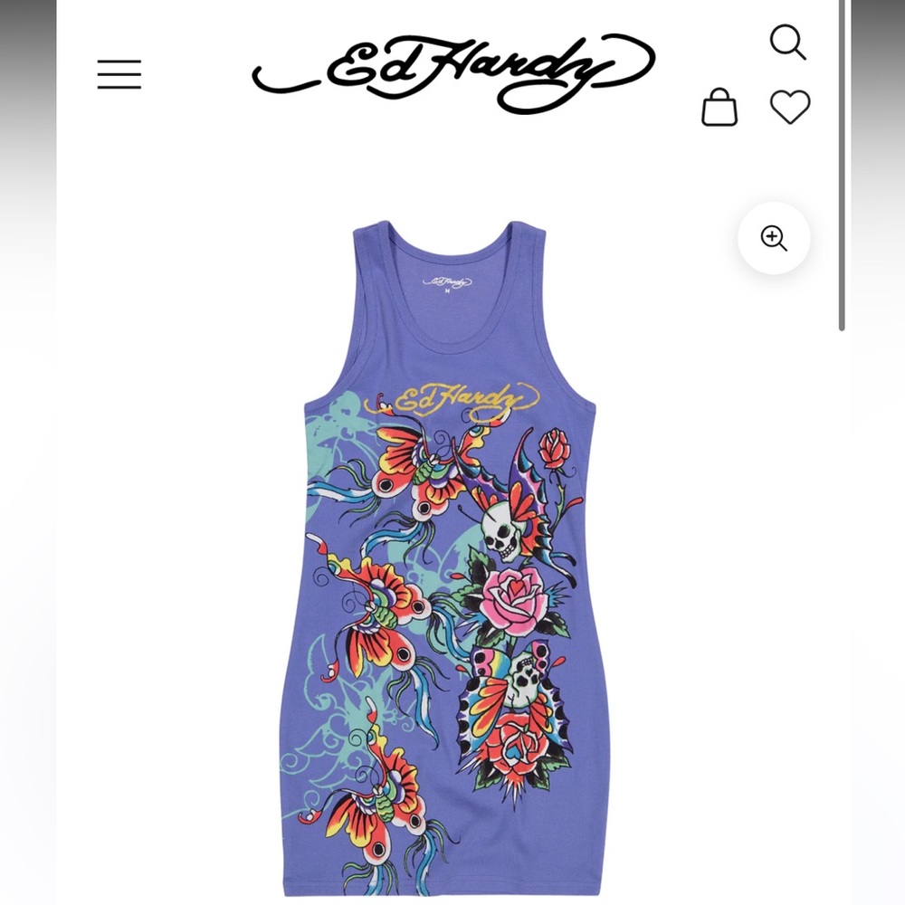Brand New Ed Hardy Tank Top Dress